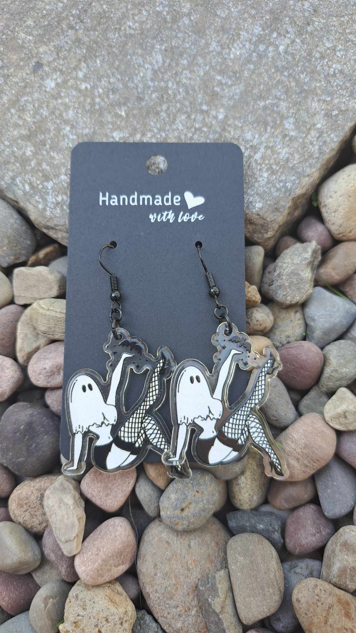 Acrylic "Sexy Ghost" Earrings