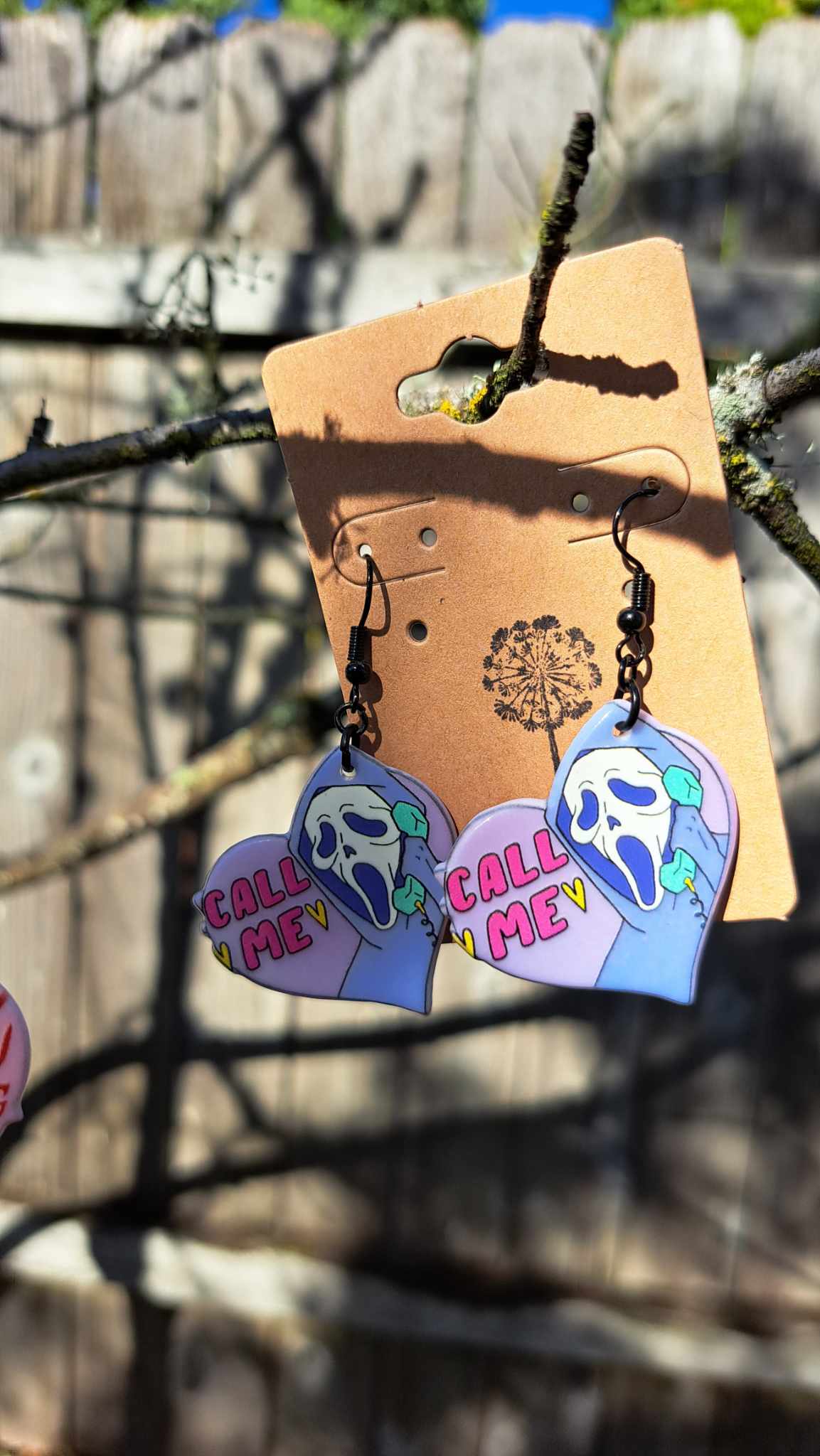 Acrylic Pastel "Call Me" Earrings