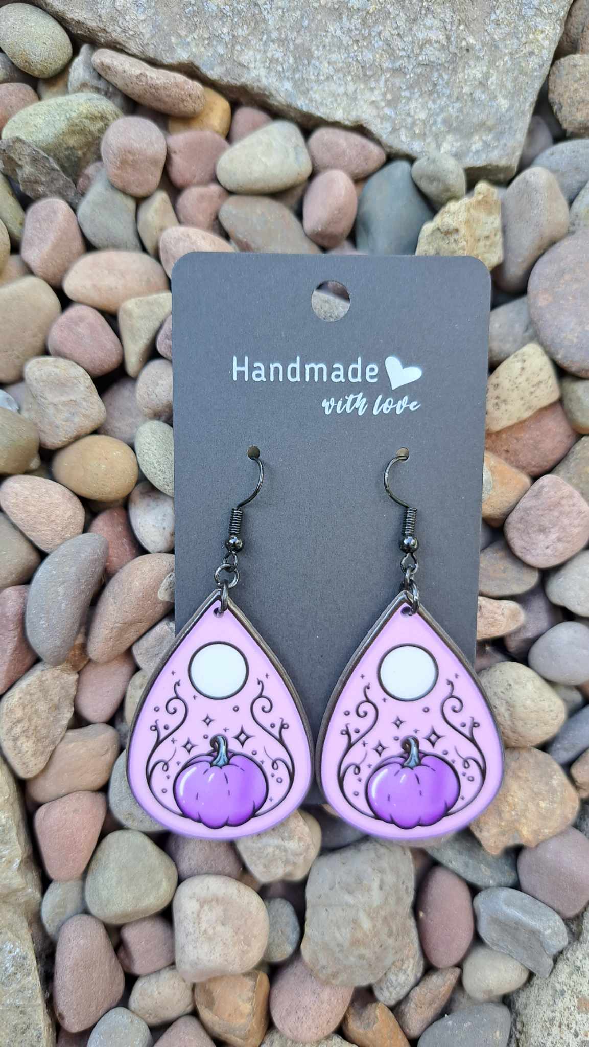 Acrylic Purple Pumpkin Planchette