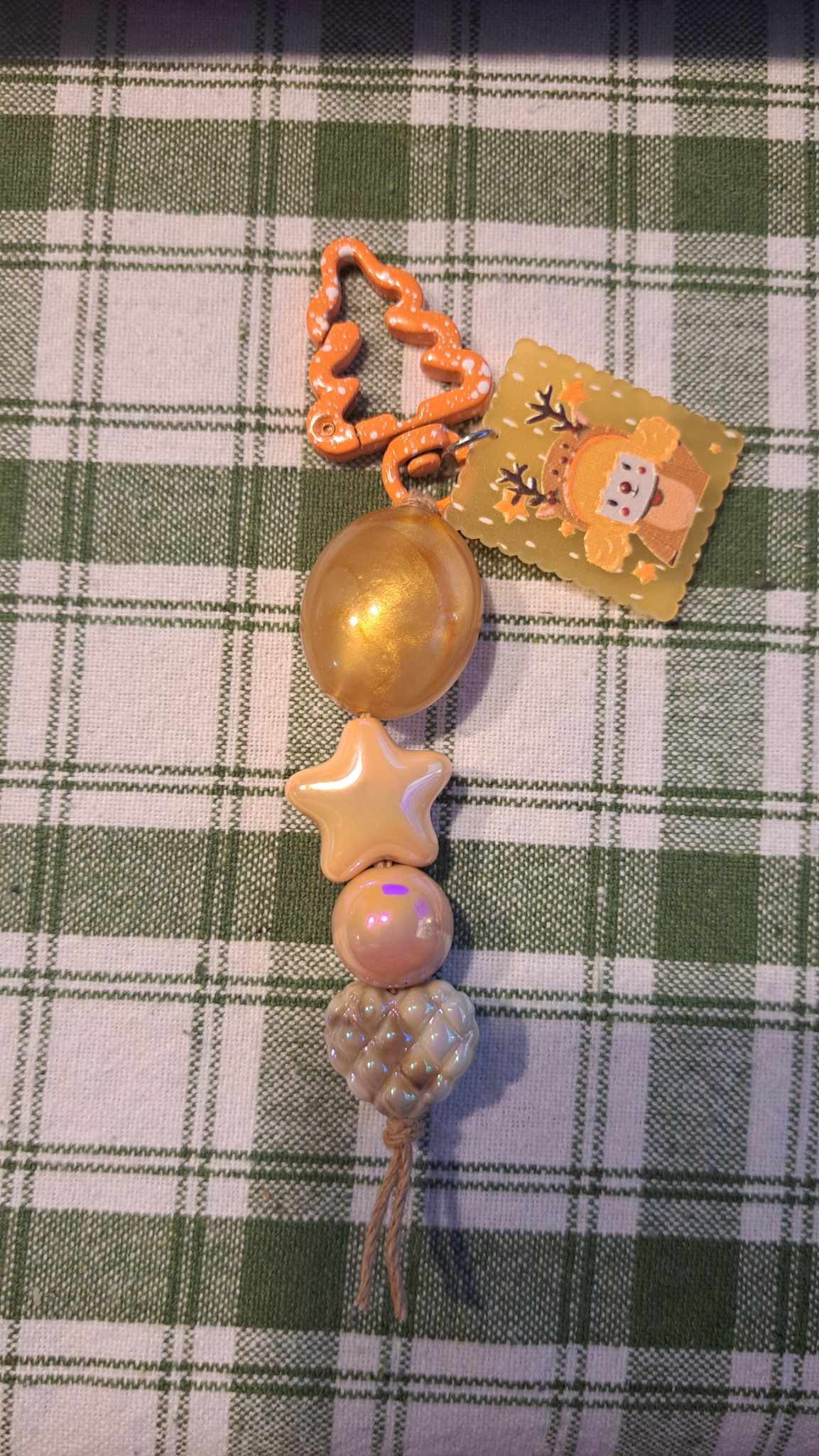 Reindeer Girl Keychain