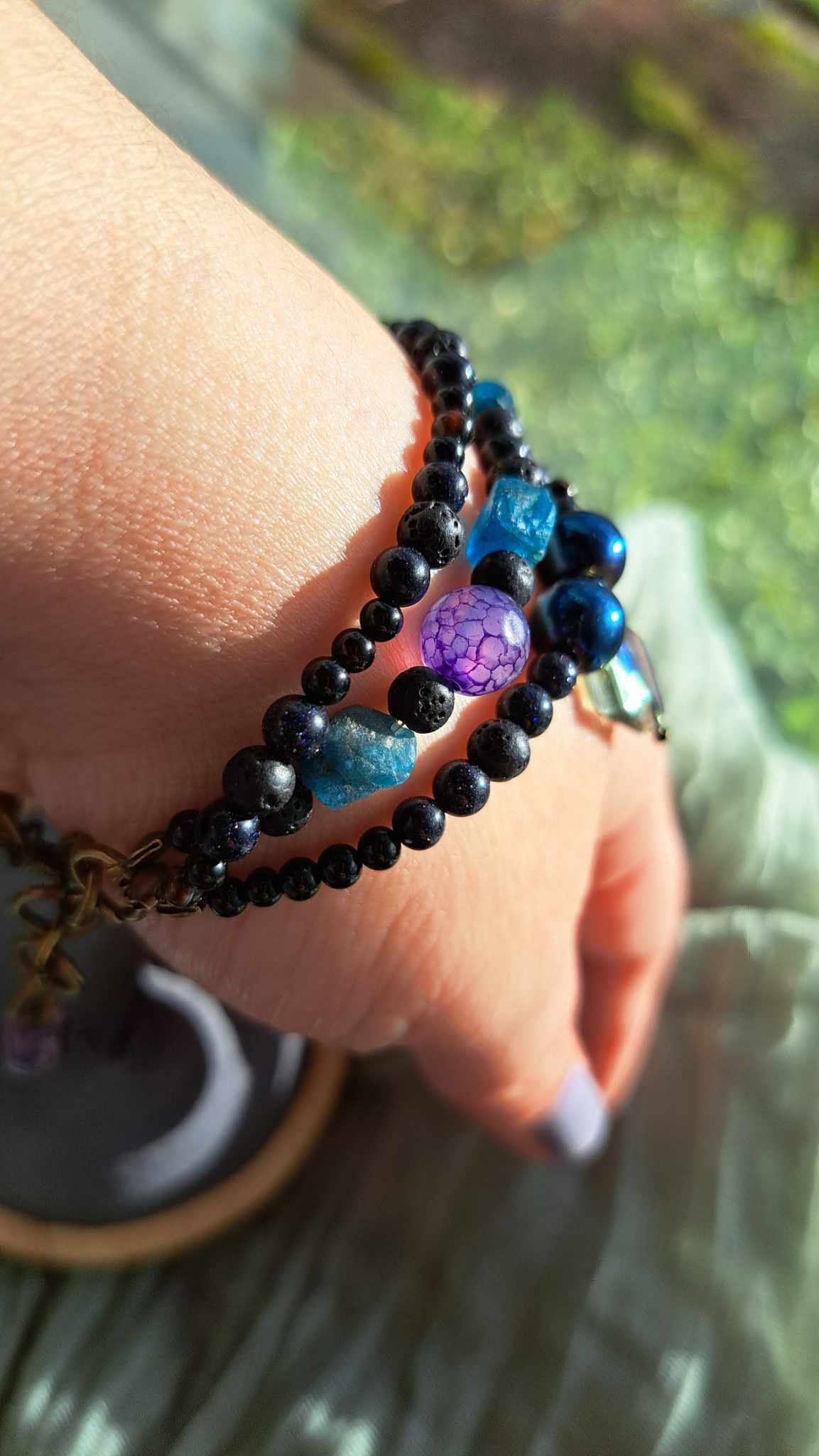 Natural Stone Bracelet *3 Strands*