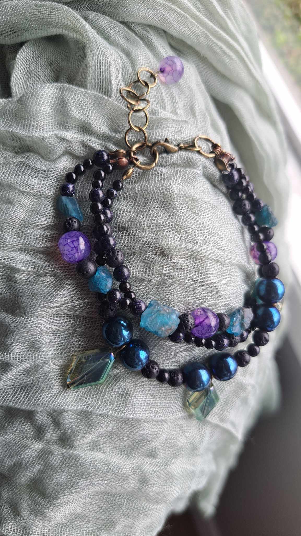 Natural Stone Bracelet *3 Strands*
