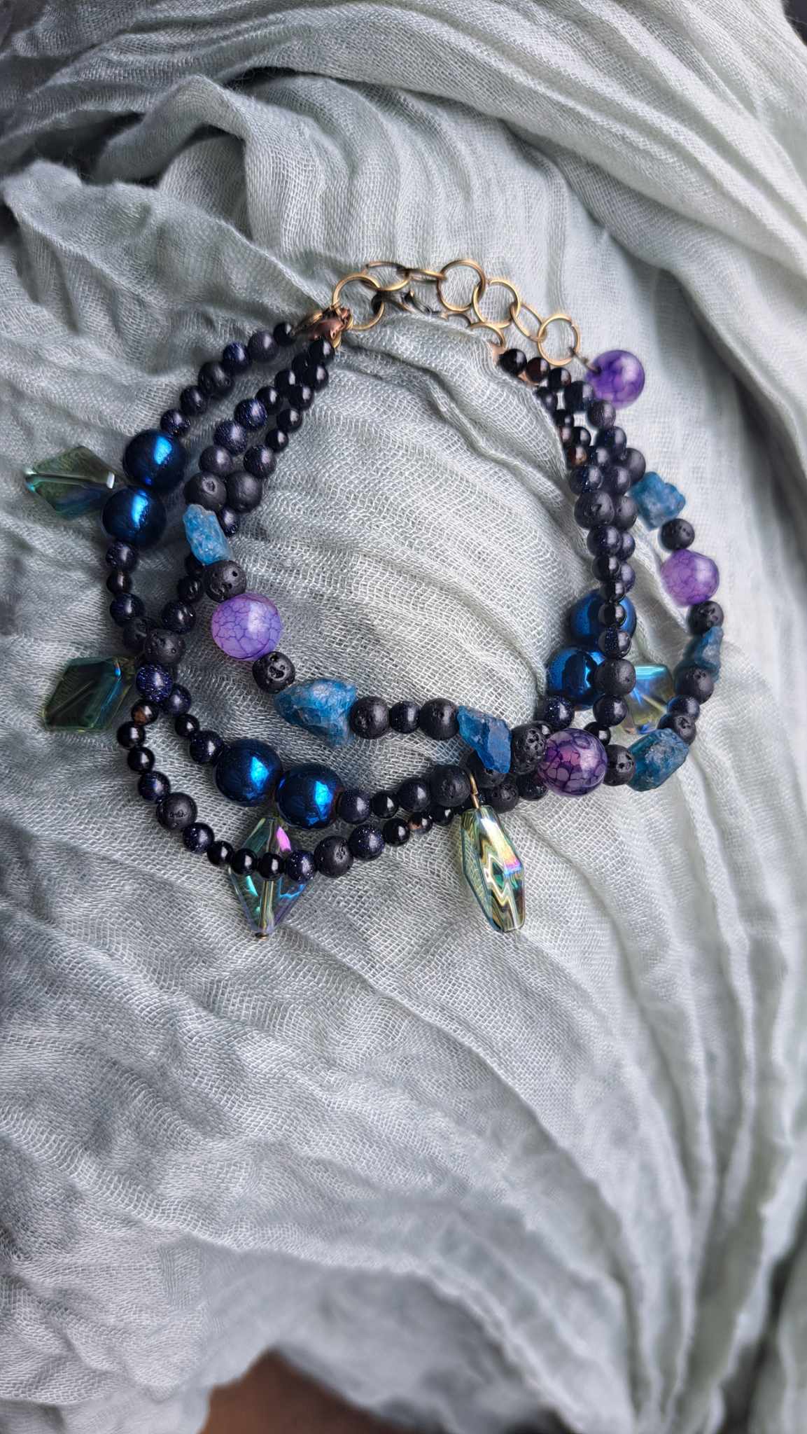 Natural Stone Bracelet *3 Strands*