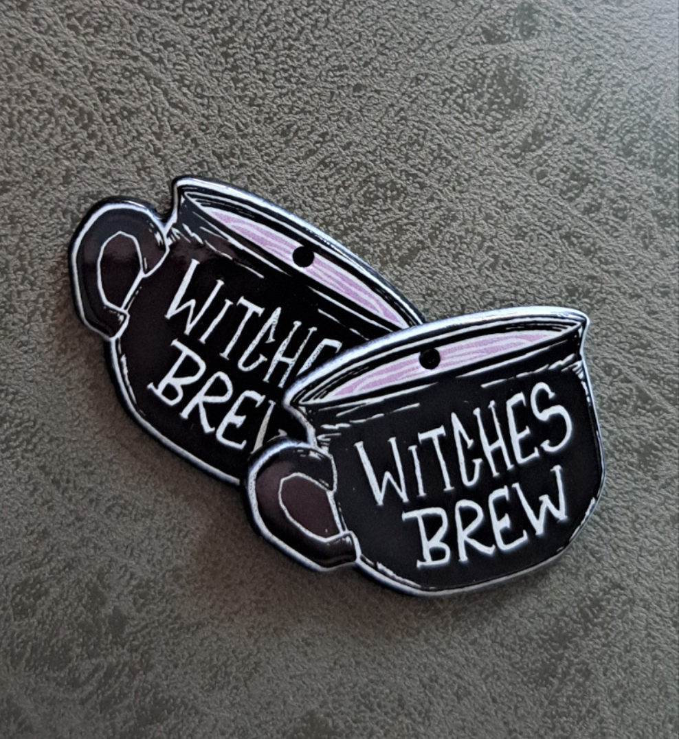 Acrylic "Witches Brew" Earrings