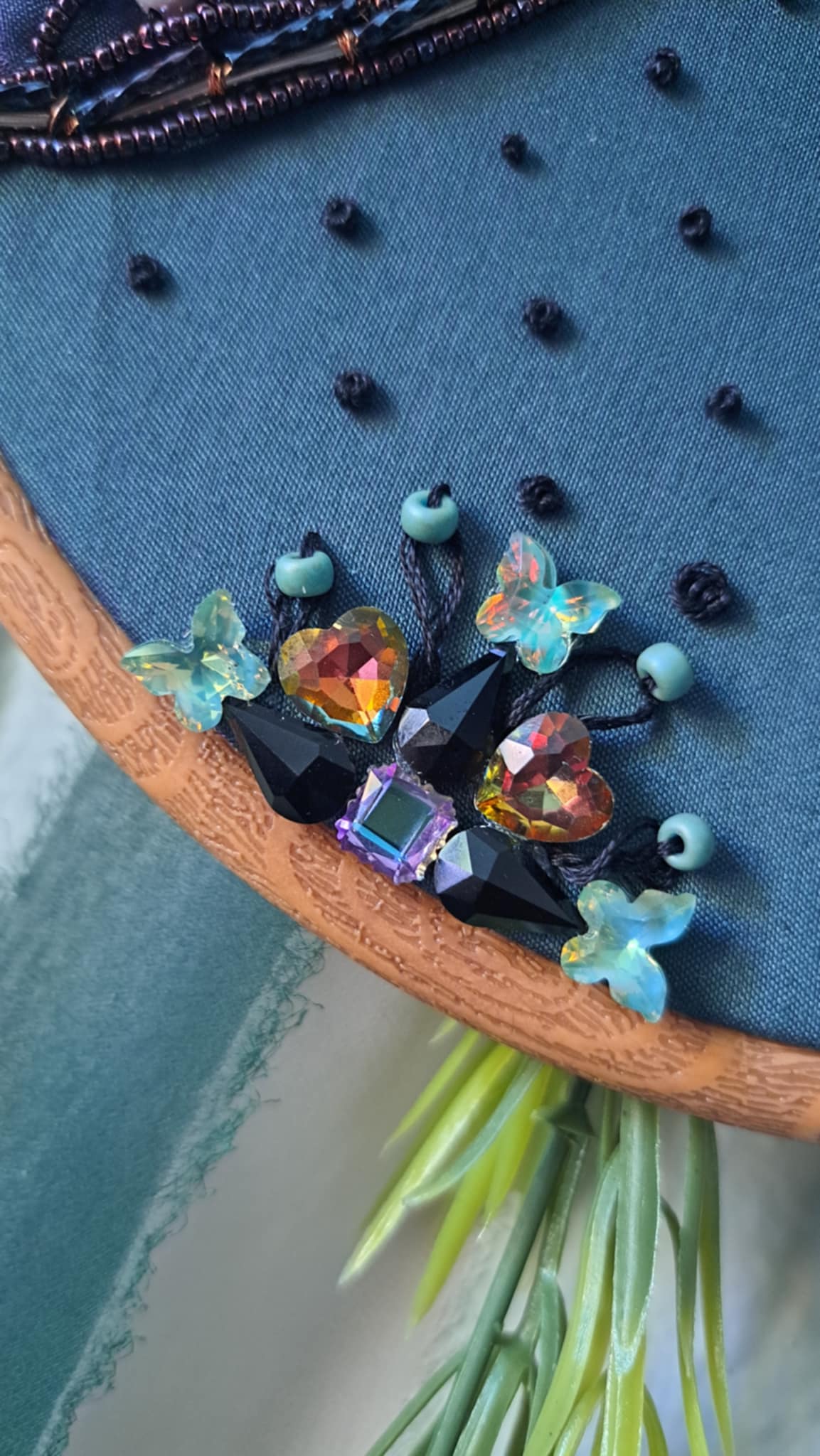 Handcrafted "The Dragonfly" Beaded Wall Hanger