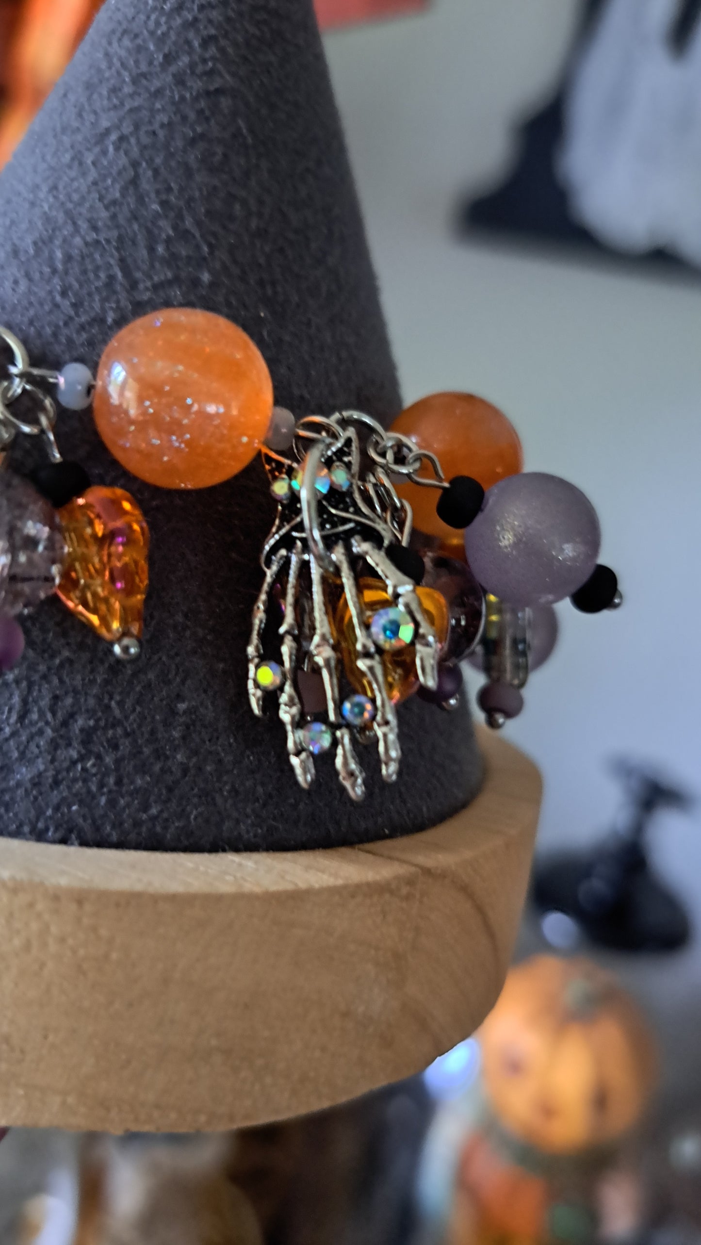 Handcrafted Beaded Cluster Bracelet