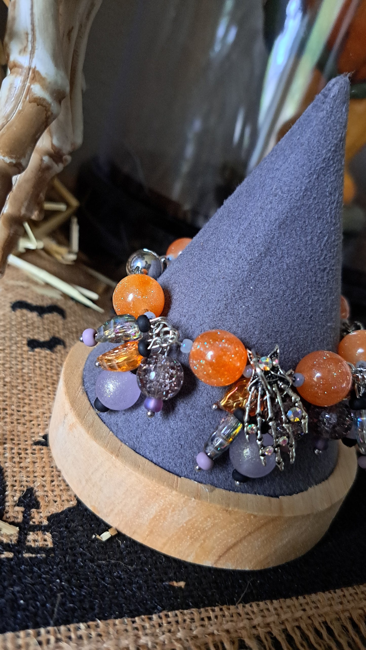 Handcrafted Beaded Cluster Bracelet