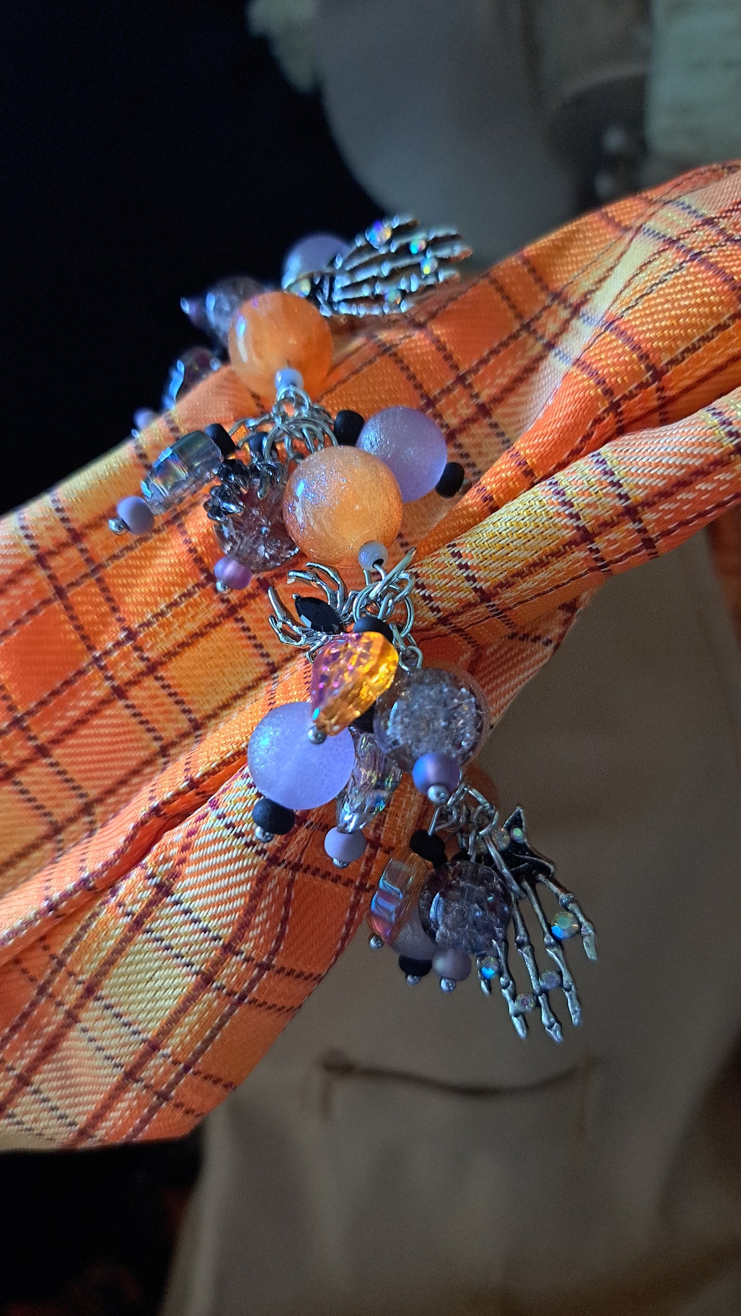 Handcrafted Beaded Cluster Bracelet