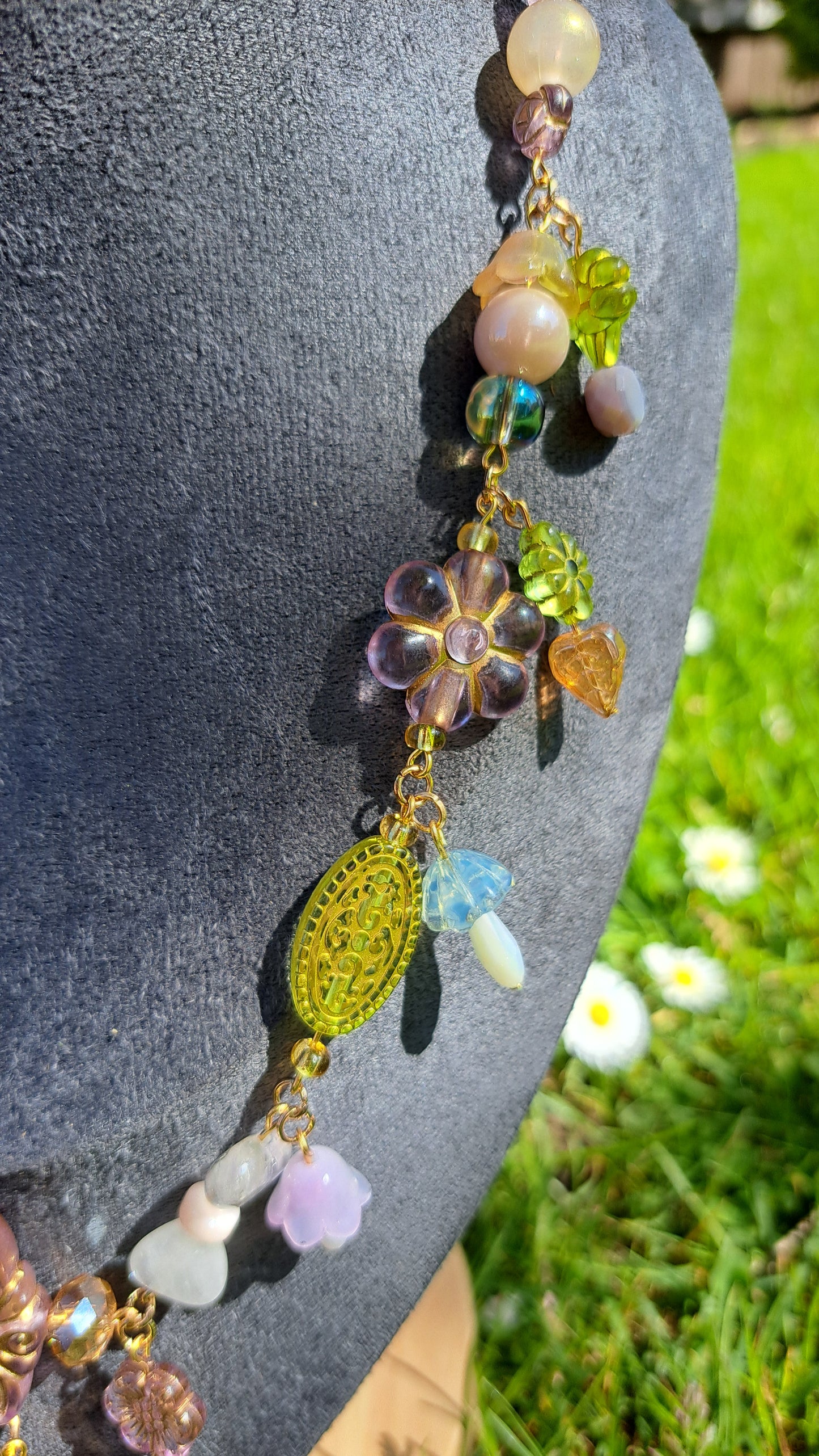 Handcrafted Whimsical Forest Necklace (C)