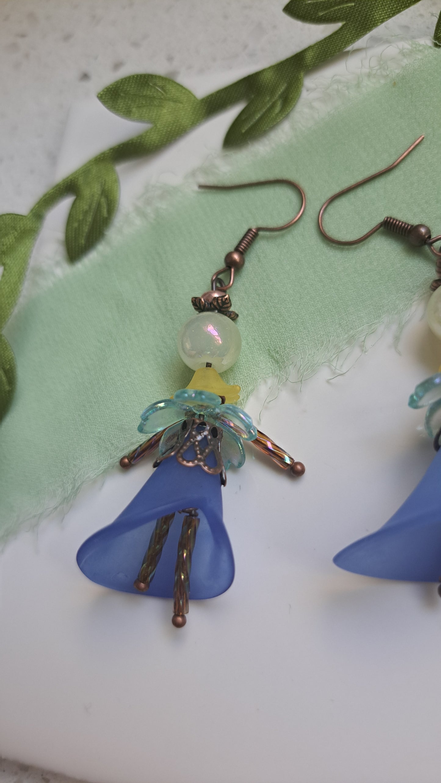 Handcrafted "Garden Helpers" Earrings