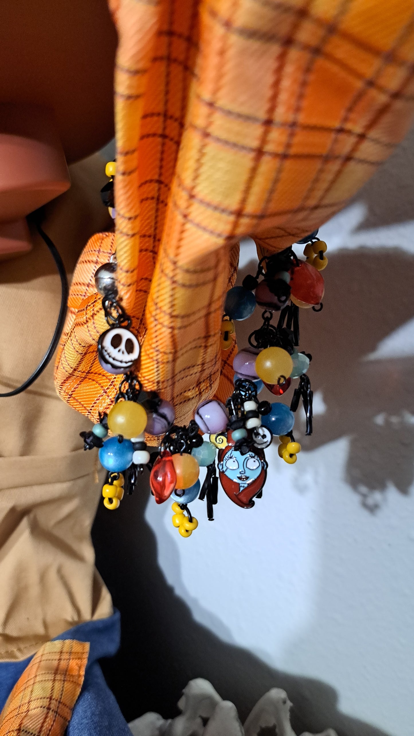 Handcrafted "Not Your Ordinary Rag Doll" Cluster Bead Bracelet