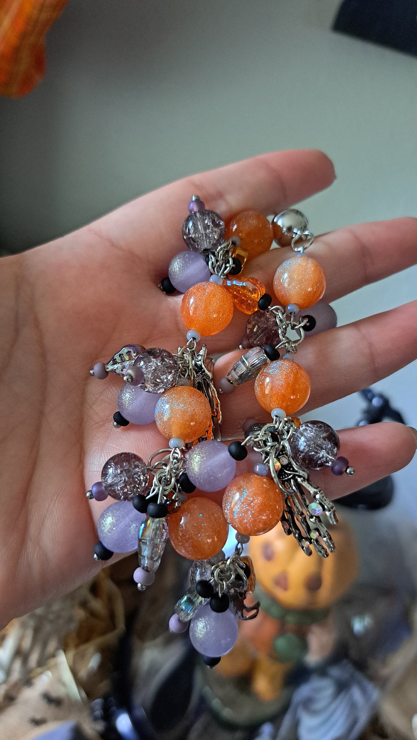 Handcrafted Beaded Cluster Bracelet
