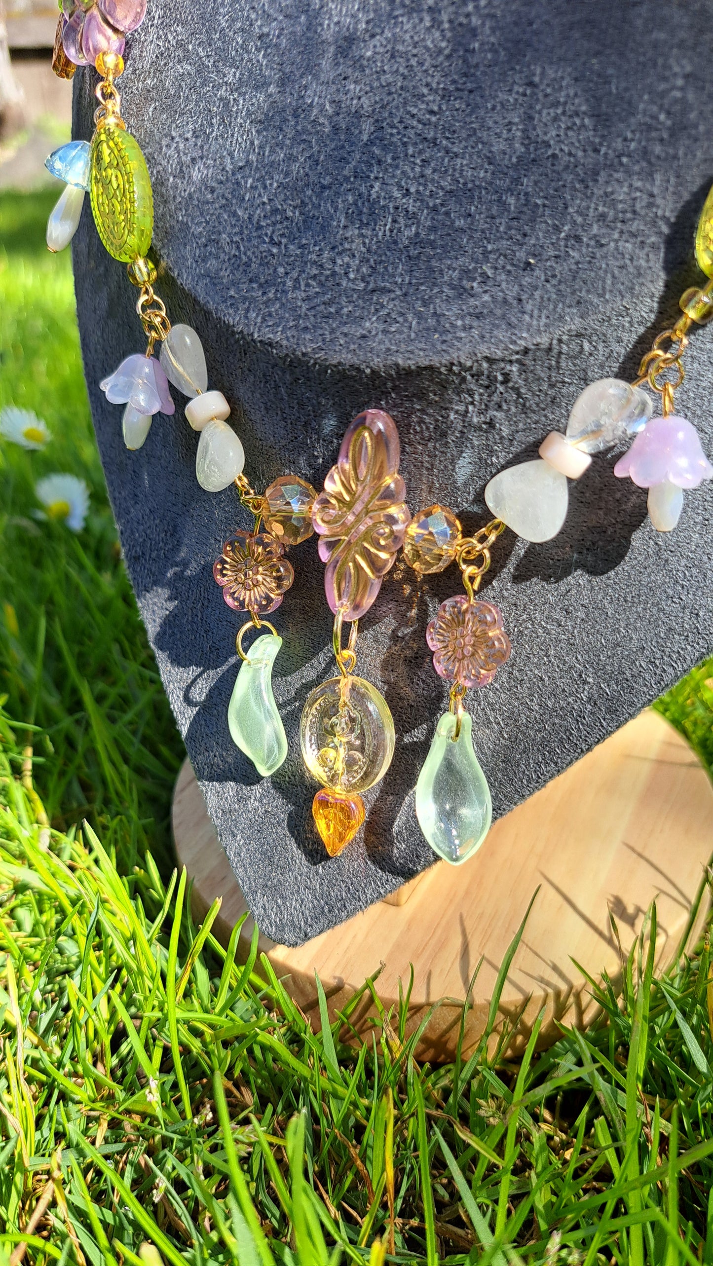 Handcrafted Whimsical Forest Necklace (C)