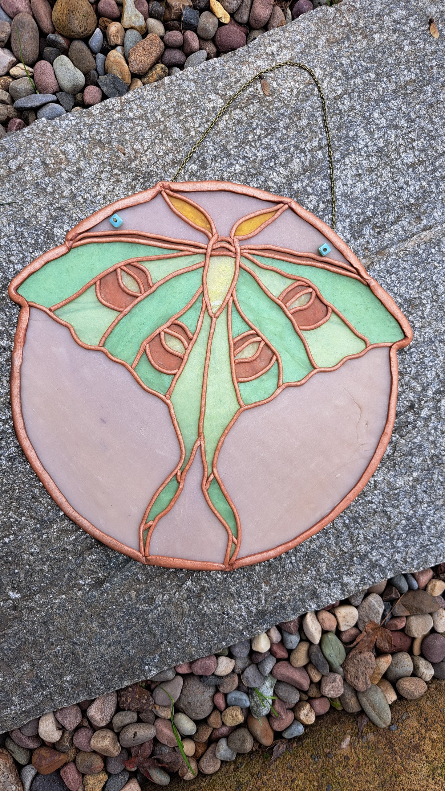 Luna Moth Window/ Wall Hanger