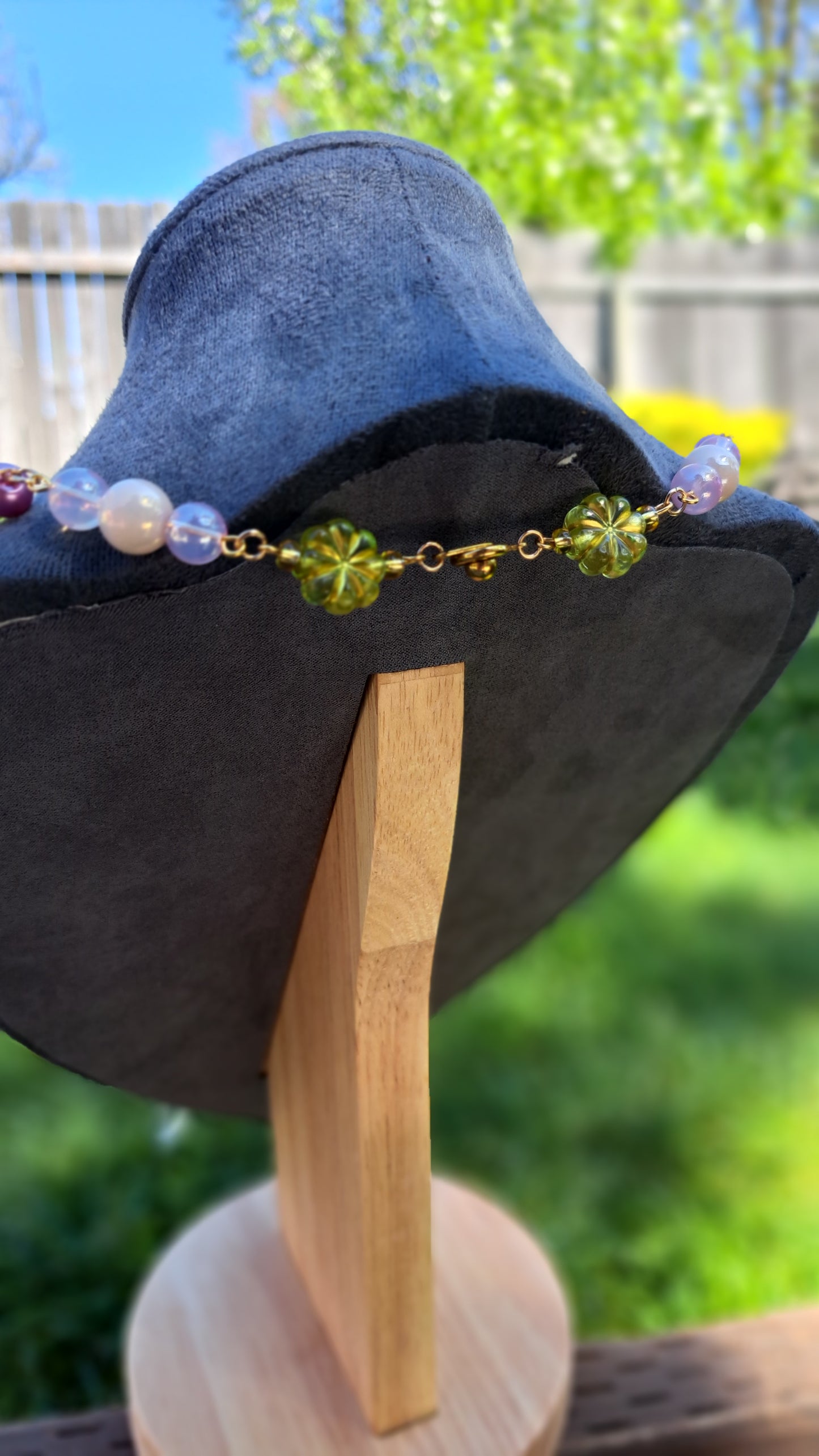 Handcrafted Whimsical Forest Necklace (C)