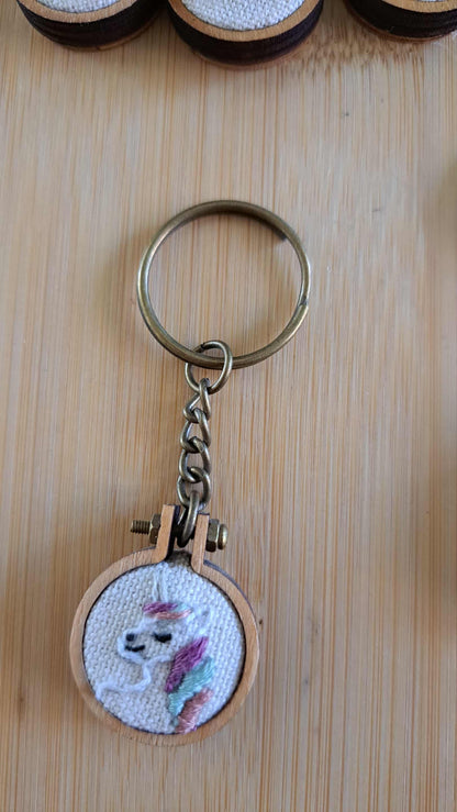 Handcrafted Embroidered "Random" Keychains