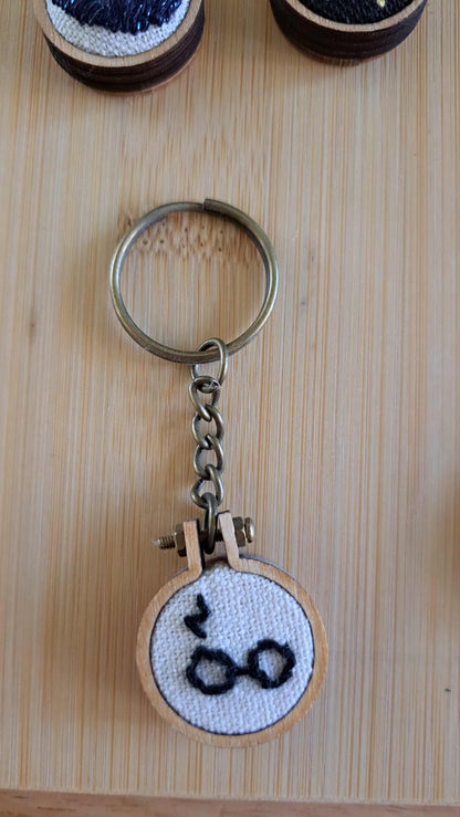 Handcrafted Embroidered "Random" Keychains