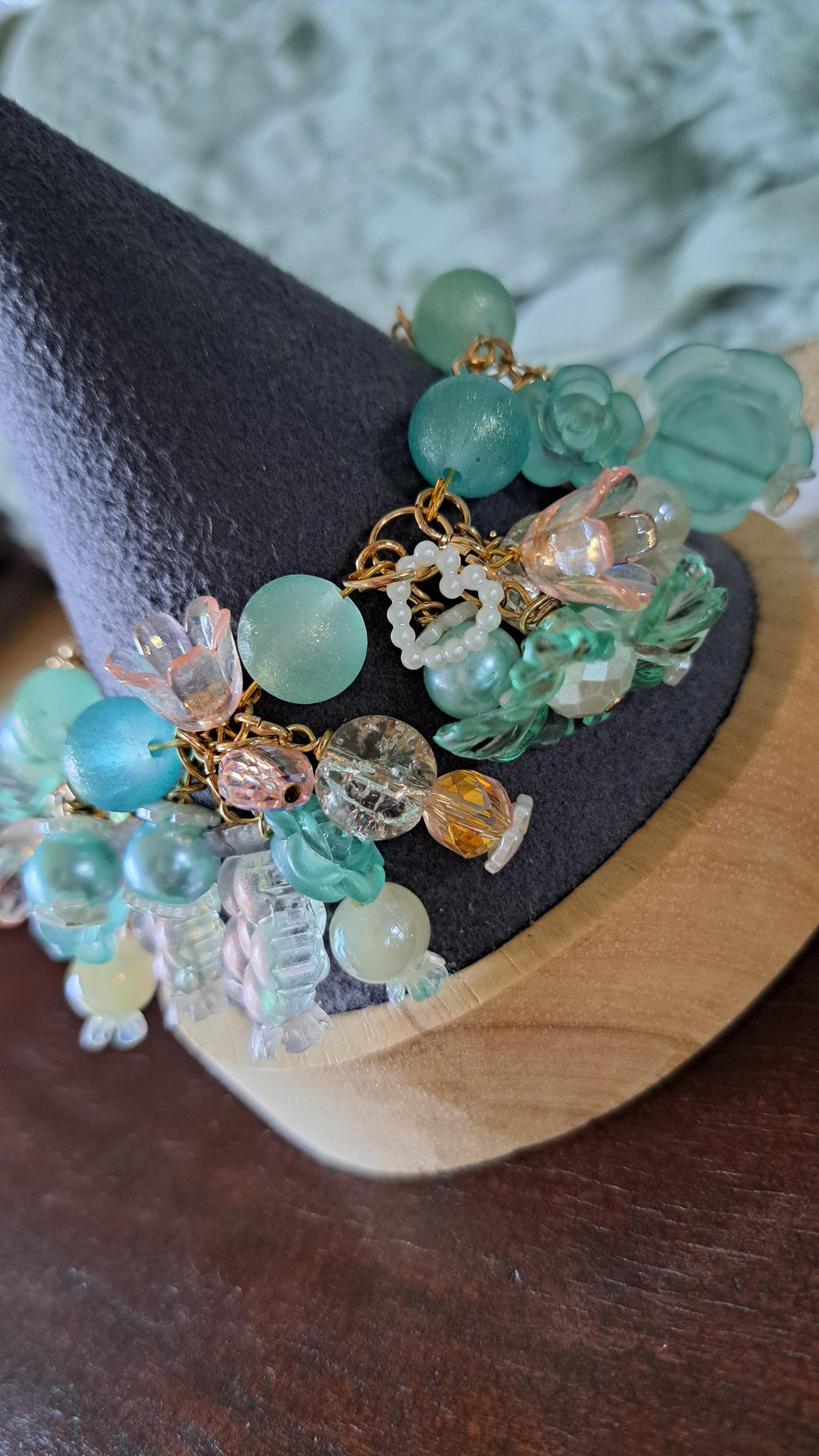 Handcrafted "Spring Morning" Clutter Bracelet