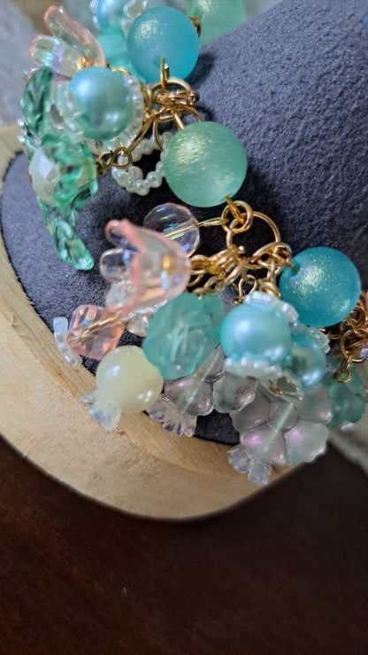 Handcrafted "Spring Morning" Clutter Bracelet