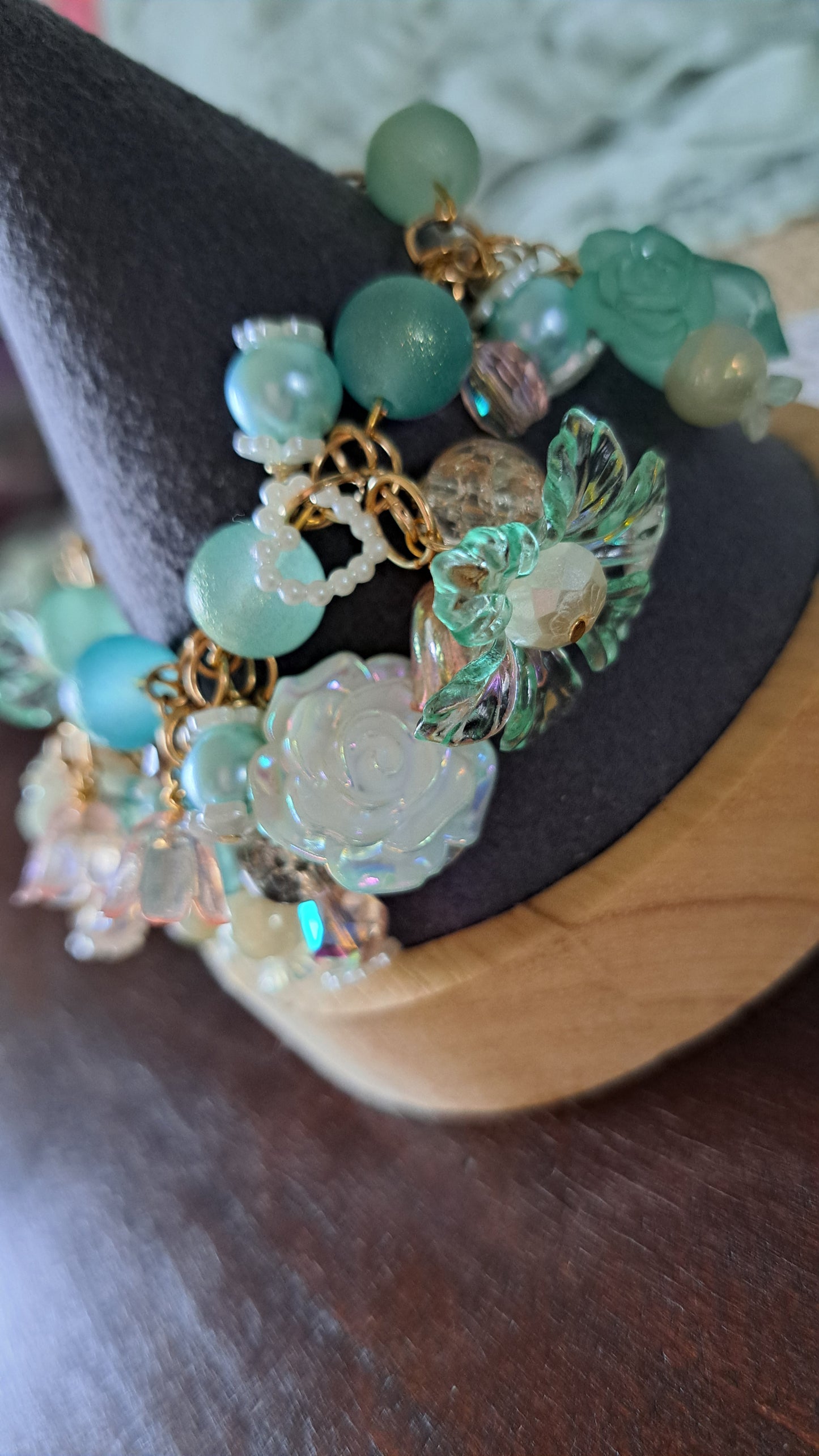 Handcrafted "Spring Morning" Clutter Bracelet