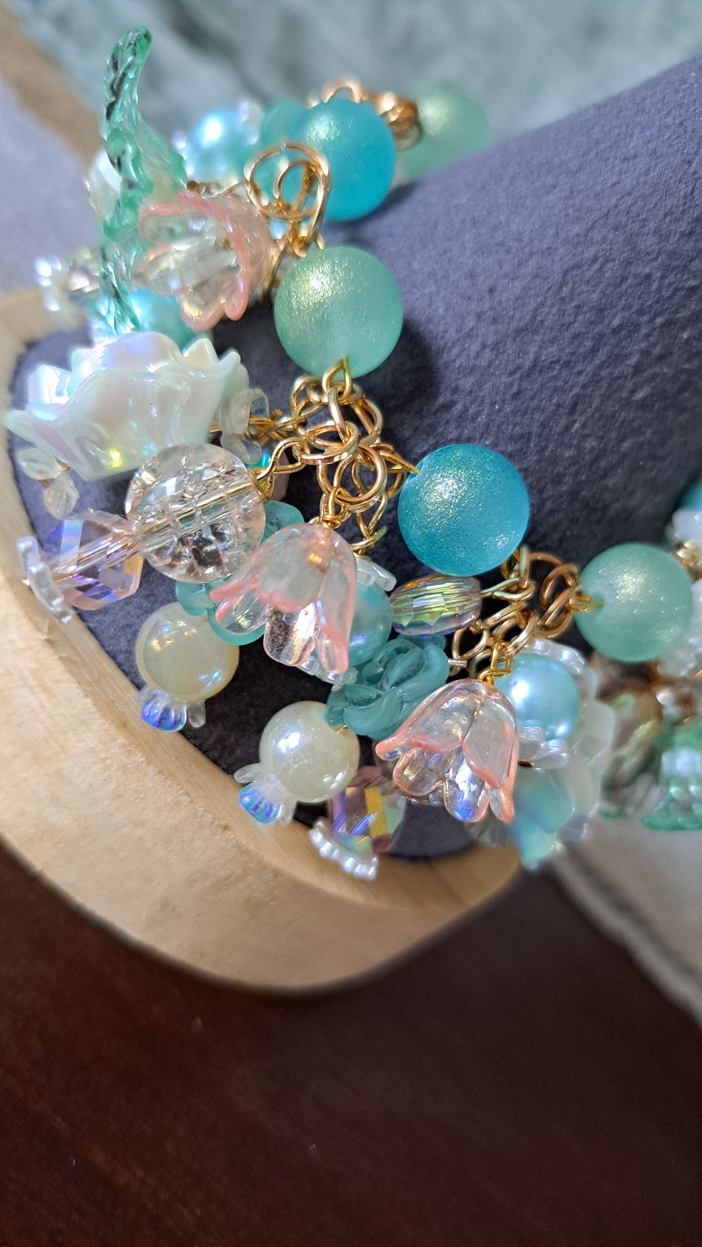 Handcrafted "Spring Morning" Clutter Bracelet