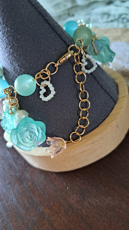 Handcrafted "Spring Morning" Clutter Bracelet