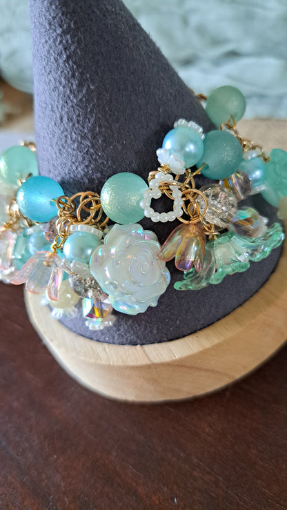 Handcrafted "Spring Morning" Clutter Bracelet