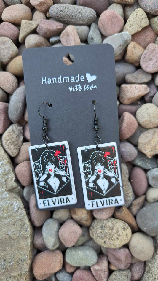 Acrylic "Elvira" Earrings