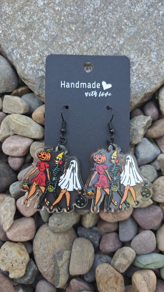 Acrylic "Gal Pals" Earrings