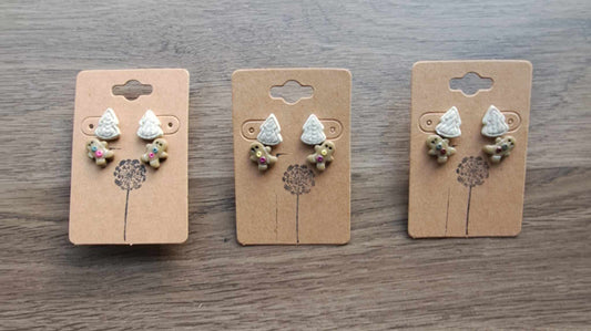 Small Polymer Clay Earring Set