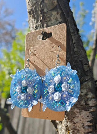 "Blue Sky" Dangle Earrings
