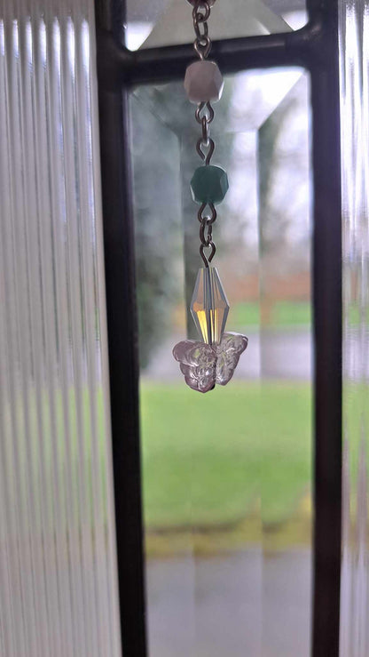 Handmade Spring Flowers Polymer Clay Wall Hanger