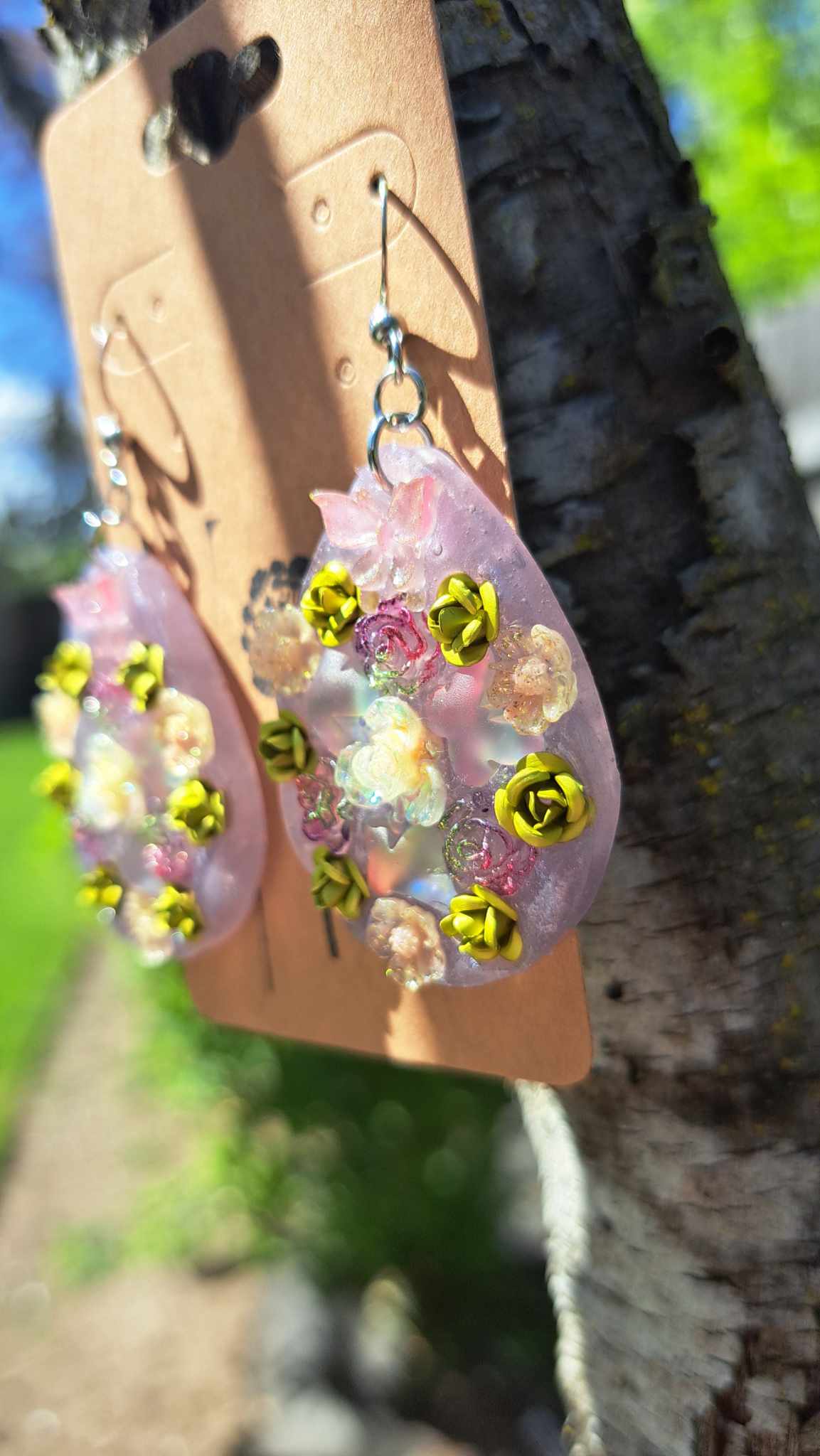 "Butterfly Garden" Dangle Earrings