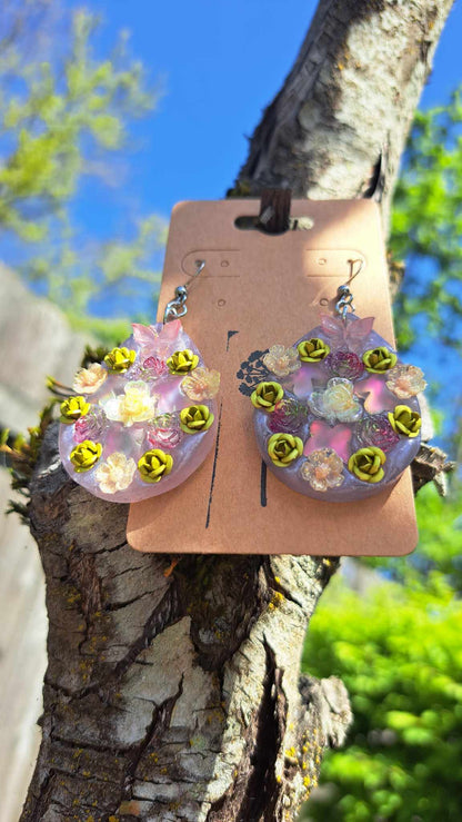 "Butterfly Garden" Dangle Earrings