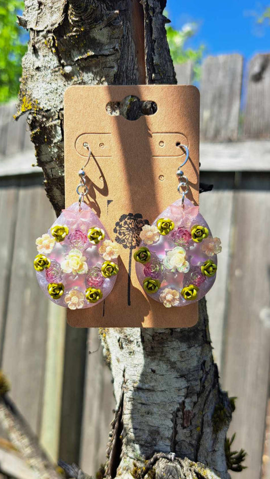 "Butterfly Garden" Dangle Earrings