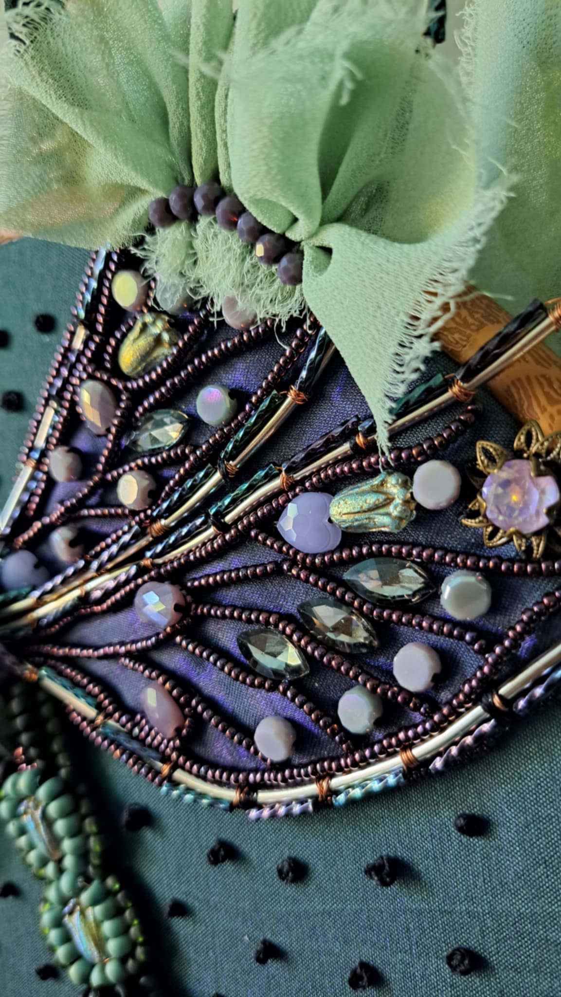 Handcrafted "The Dragonfly" Beaded Wall Hanger