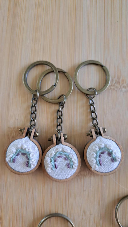 Handcrafted Embroidered "Random" Keychains