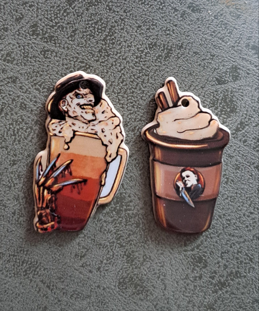 Acrylic "Killer Drinks" Earrings