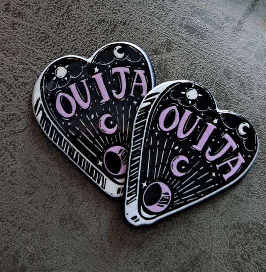 Acrylic "Ouija Planchette" Earrings
