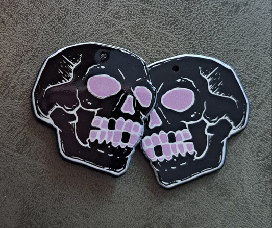 Acrylic "Skull" Earrings