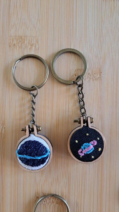 Handcrafted Embroidered "Random" Keychains