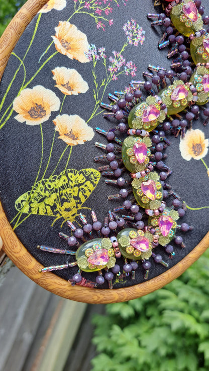 Handcrafted "Priscilla" Centipede Wall Hanger