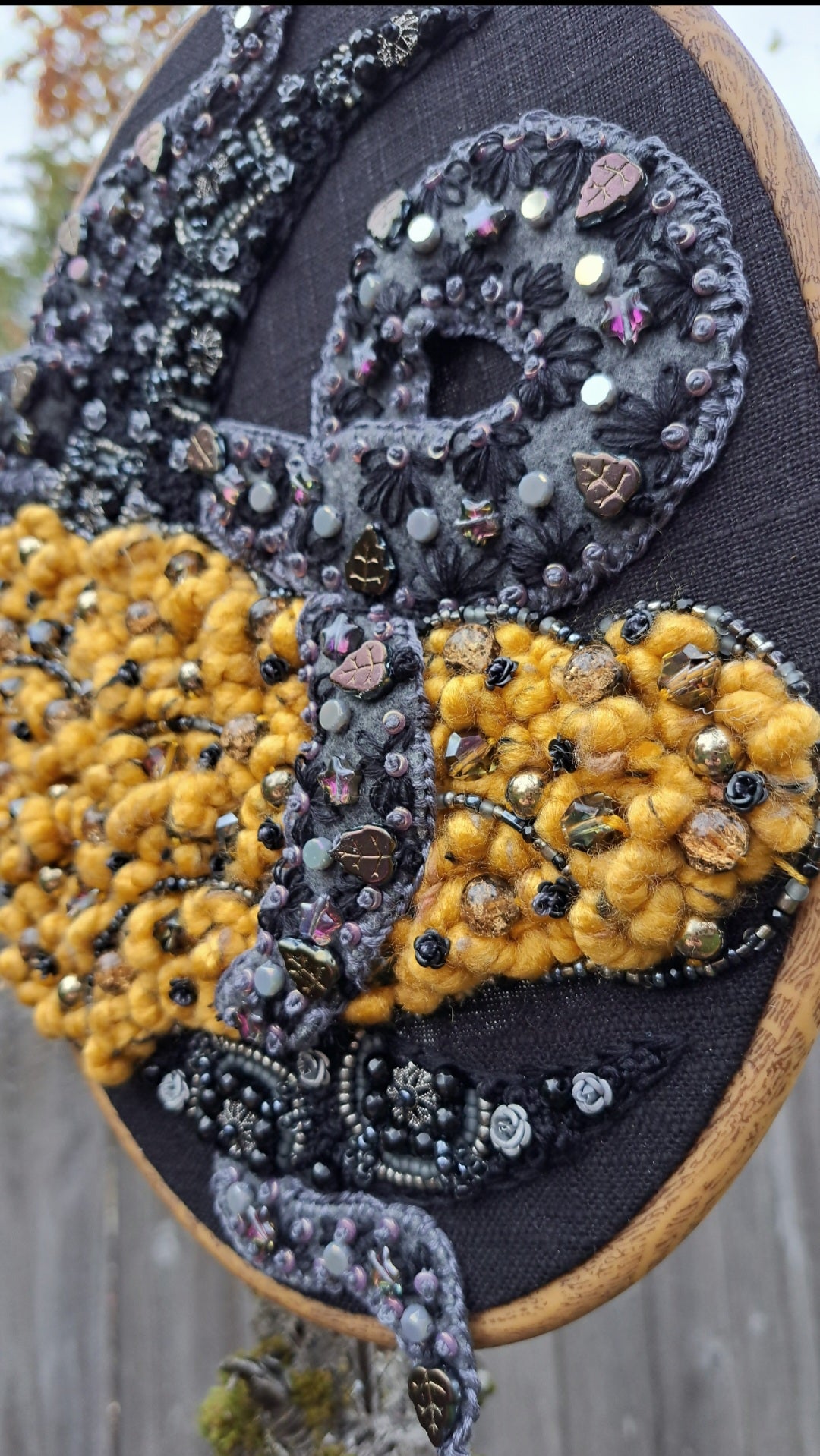 Handcrafted "Serpant of the Moon" Wall Hanger