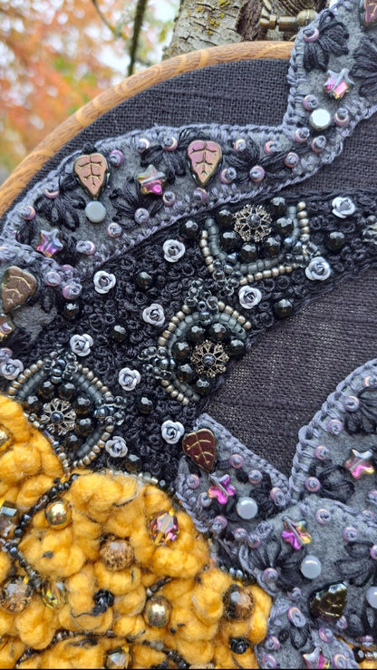 Handcrafted "Serpant of the Moon" Wall Hanger