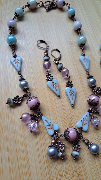 Handcrafted "Spring Morning" Jewelery Set