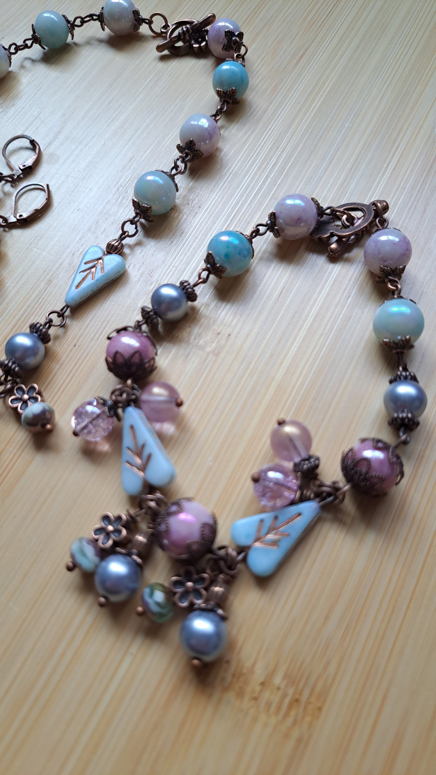 Handcrafted "Spring Morning" Jewelery Set