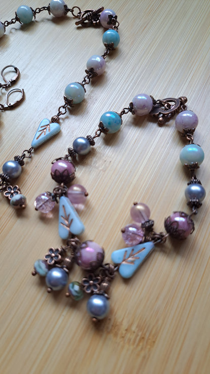Handcrafted "Spring Morning" Jewelery Set