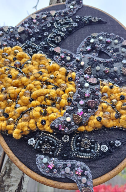 Handcrafted "Serpant of the Moon" Wall Hanger