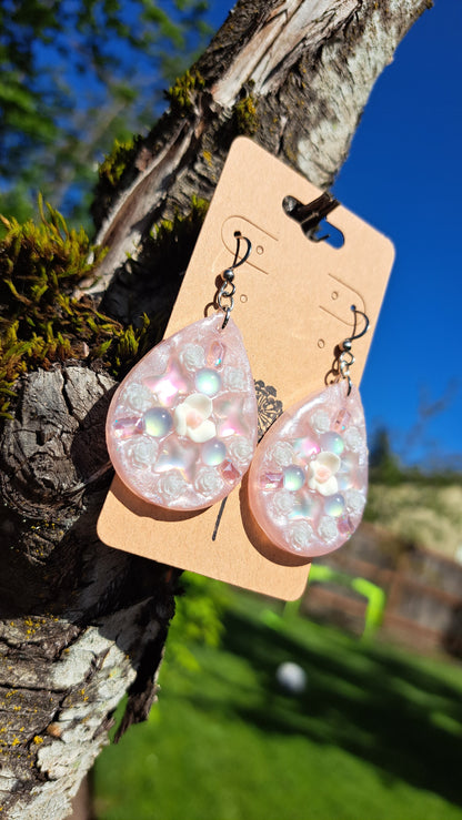 "Blushing Butterfly" Dangle Earring