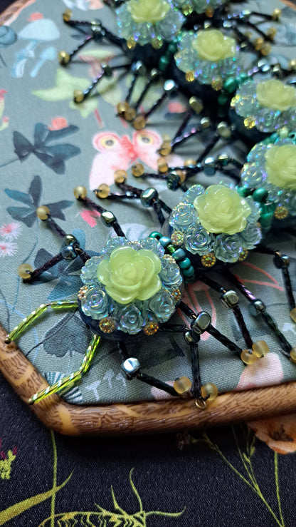 Handcrafted Floral Centipede Wall Hanger